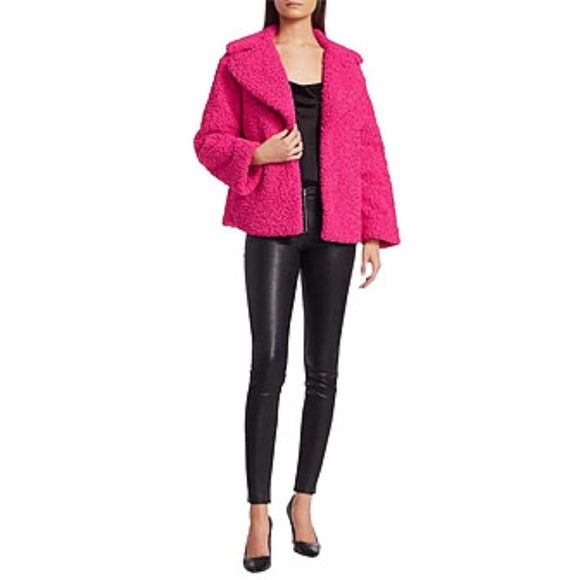 Alice + Olivia Thora Oversized Faux Fur Jacket - Picture 3 of 4